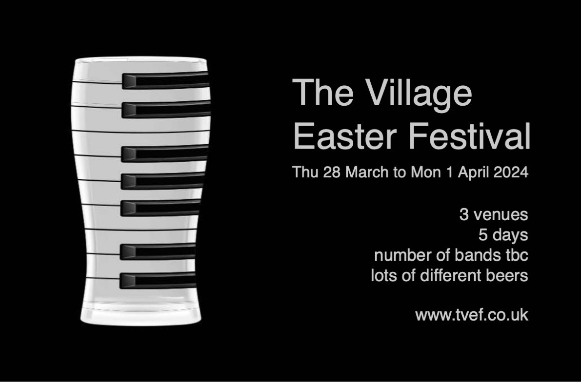 This Good Friday performing with band mates 5pm The Lyndhurst @thelyndie @pub_retreat & over the whole weekend #Reading #TheEasterVillageFestival