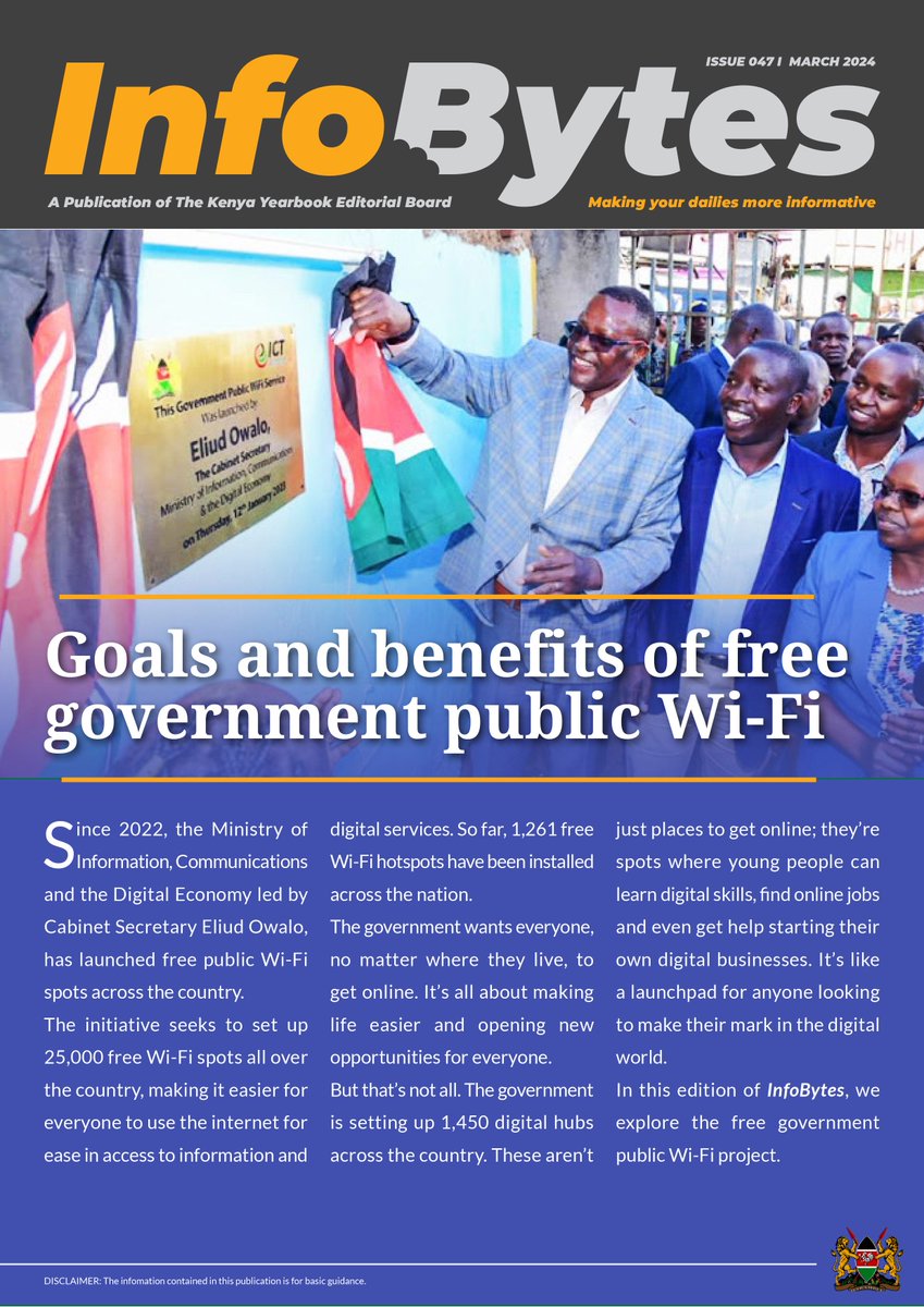 The government's free public Wi-Fi initiative seeks to set up 25,000 spots across the country making it easier for everyone to use the internet for ease in access to information and digital services, as well as open up new opportunities. So far, 1,261 free Wi-Fi hotspots have…