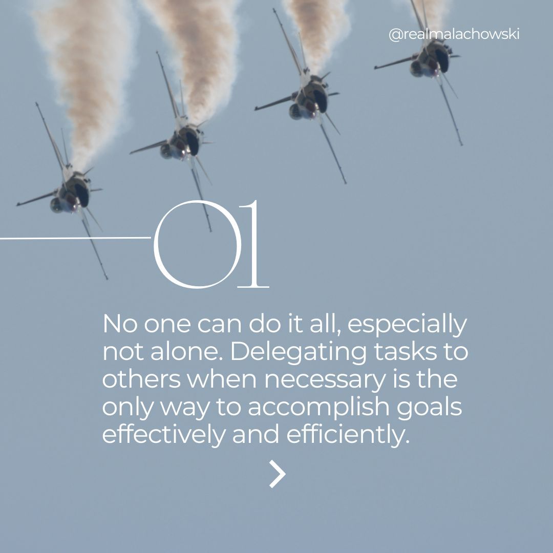RealMalachowski's tweet photo. 3 #KeysToProfessionalism
1. #Delegate.
Delegating tasks when necessary is how to accomplish goals effectively & efficiently.
2. #Admitmistakes.
Admitting mistakes builds your authenticity & credibility
3. Express #gratitude.
Appreciation yields greater productivity. https://t.co/a23nWuGbz0