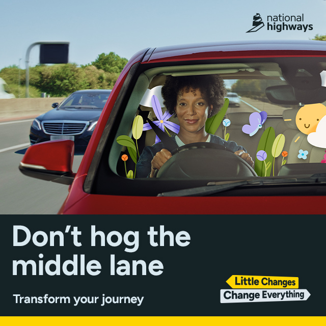 HighwaysWMIDS's tweet photo. Drivers who hog the middle lane can cause unnecessary disruption. When you use the middle-lane for overtaking, make sure you return to the left-hand lane when it's safe to do so.
 
For further guidance, visit:

▶️ https://t.co/oC0WUPibBF

#LittleChanges, change everything https://t.co/MHYuKPftiB
