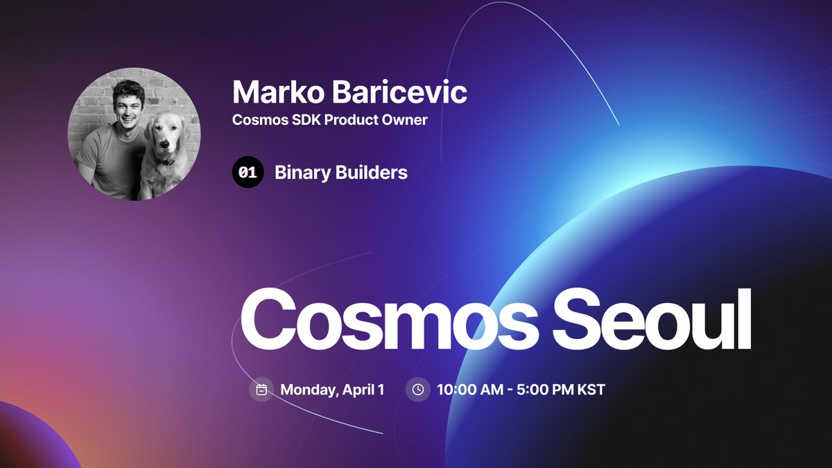 'Does decentralization matter?' 🤔 Glad you asked! Join us at Cosmos Seoul as Marko Baricevic delves into this important question, and meet the Cosmos SDK team for a day packed with discussions and networking. See you there! 📅 April 1, 10 AM KST