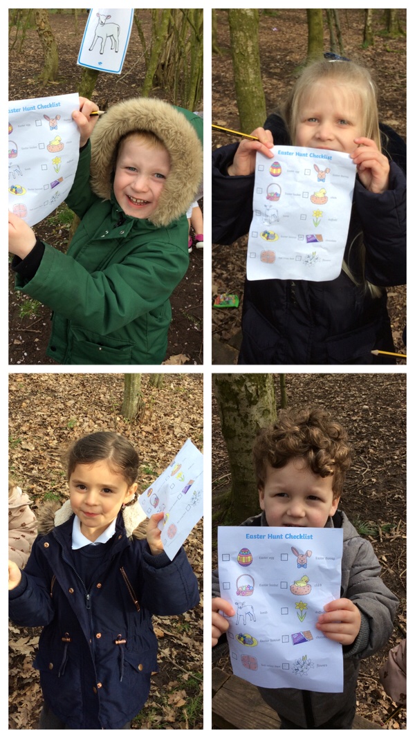 We had the MOST fun completing our #EasterHunt in the forest, great looking & listening skills Ladybirds @HavesMrs @BarntonMissR