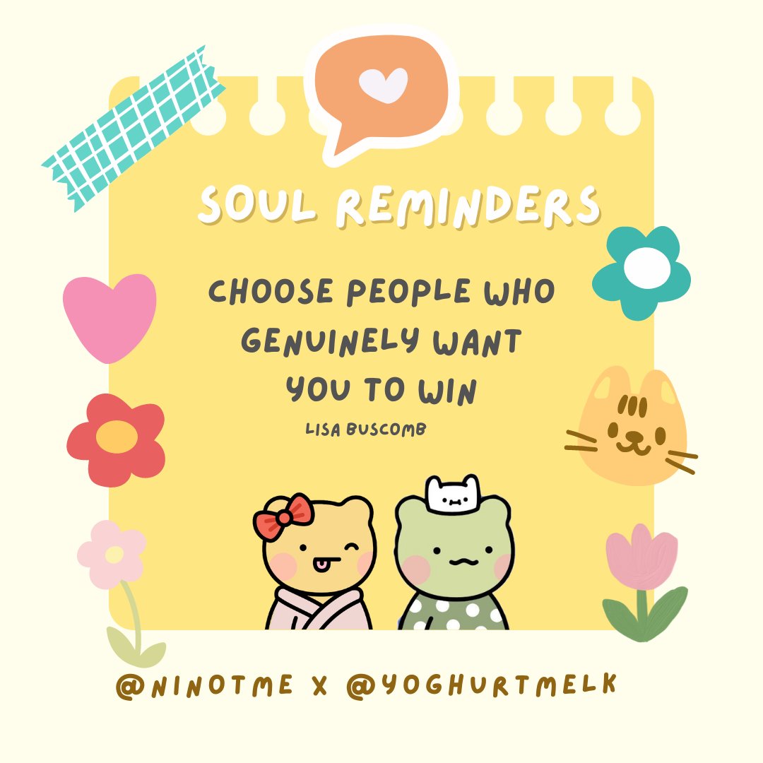 Featuring our dear pal @yoghurtmelk , ✨🫡Embrace the journey, celebrate victories, and inspire each other along the way. Who you surround yourself with matters. 💛#TogetherWeRise #PositiveVibes #WonderPals #soulreminders