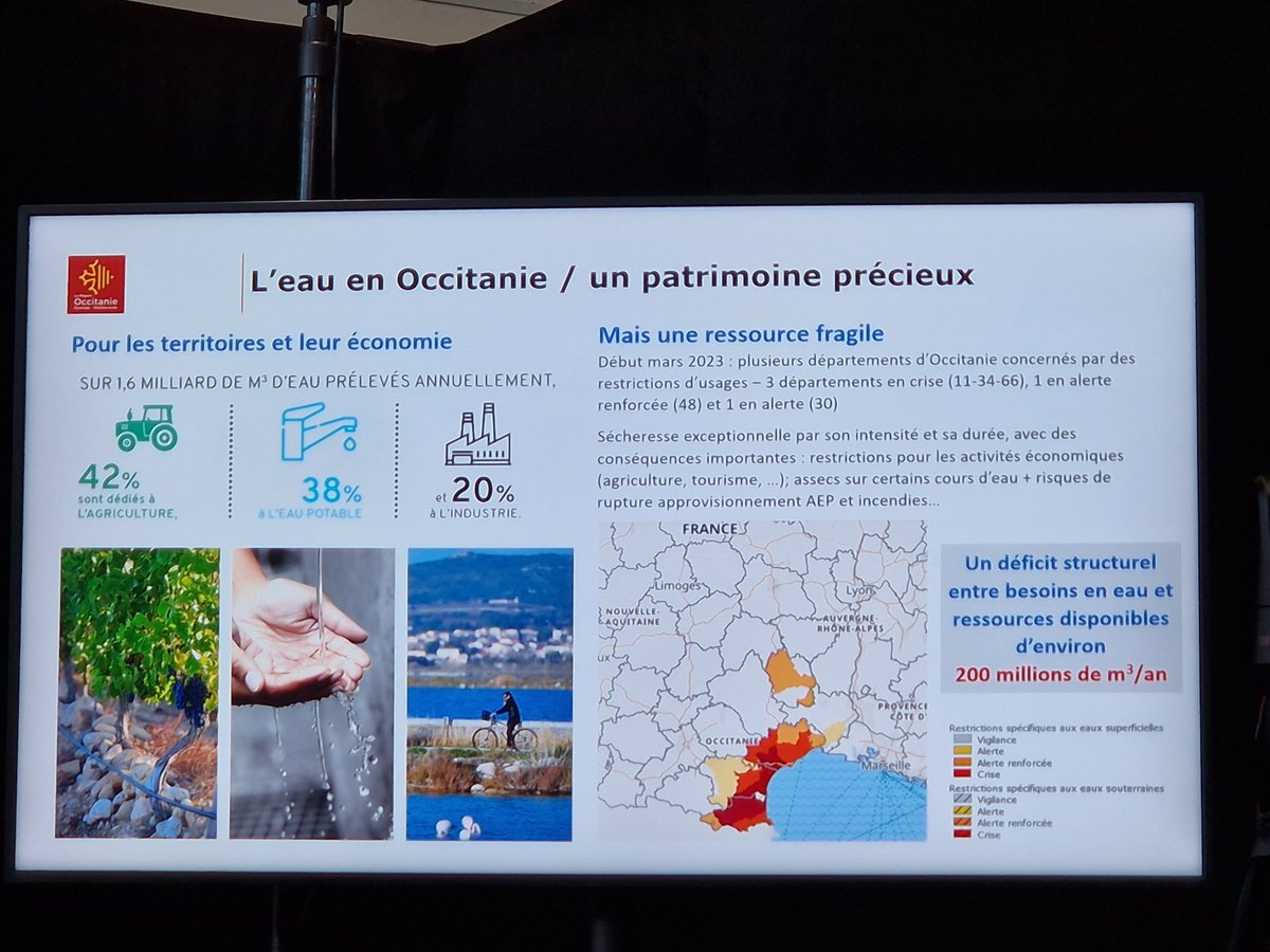 @CYCL_EAU @MeettToulouse Lancement de la conférence d'ouverture 'Disponibilité en Eau : quelle adaptation sur les territoires du bassin Adour-Garonne'💦