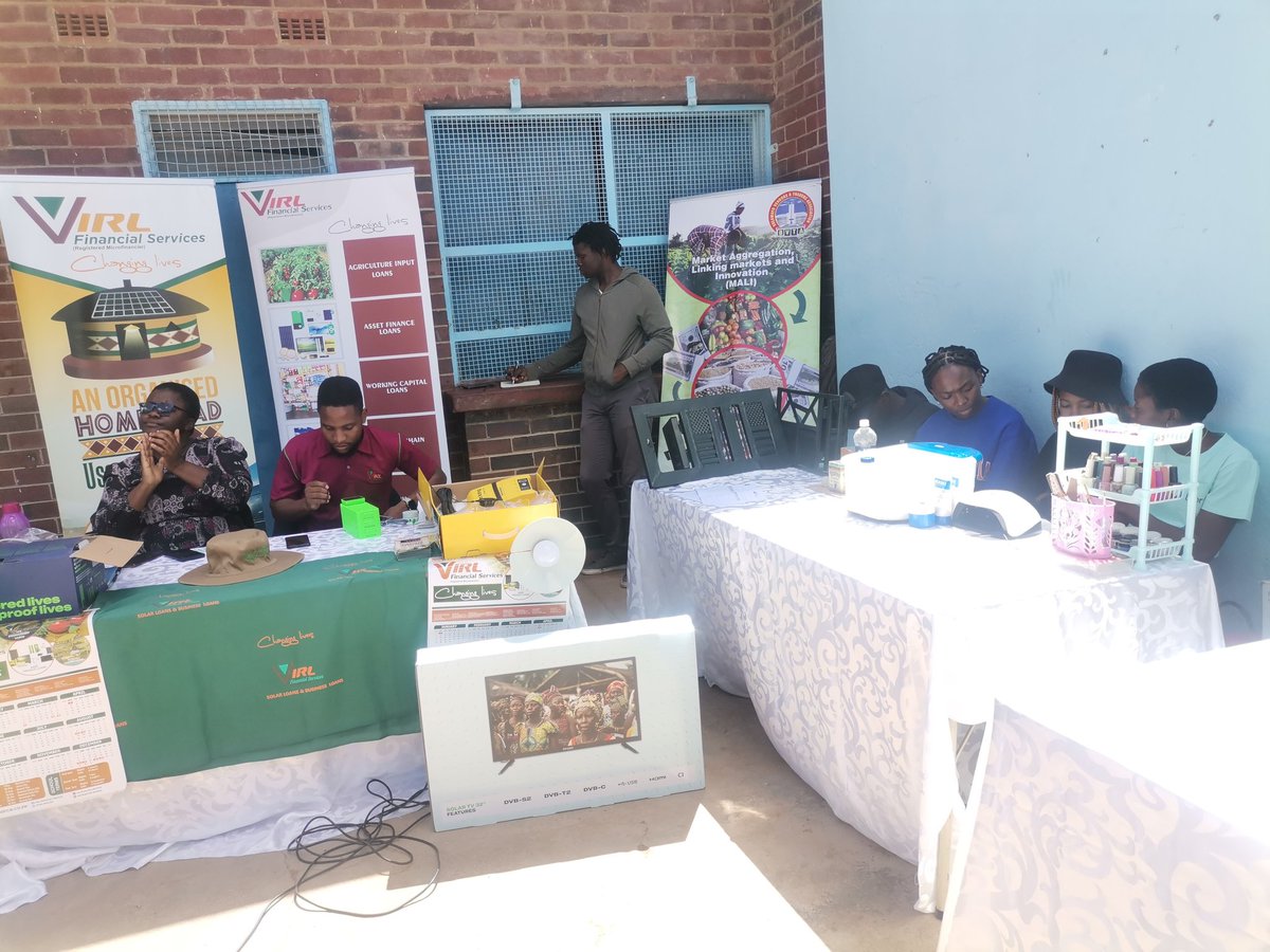 After acquiring skills and knowledge through capacity building trainings under the Safe and Inclusive Cities Project supported by @PlanZimbabwe today young people are exhibiting their products and will register their businesses. #ZiyawaParticipate