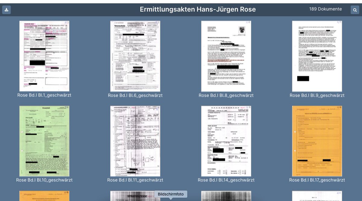 Gestern hat @Re_SearchCenter einen sehenswerten Film zu den ungeklärten Todesumständen von u.a. Hans-Jürgen Rose in Dessau veröffentlicht. Bei @fragdenstaat kann man nun die Ermittlungsakten zu seinem Tod einsehen. Danke! fragdenstaat.de/dokumente/samm…