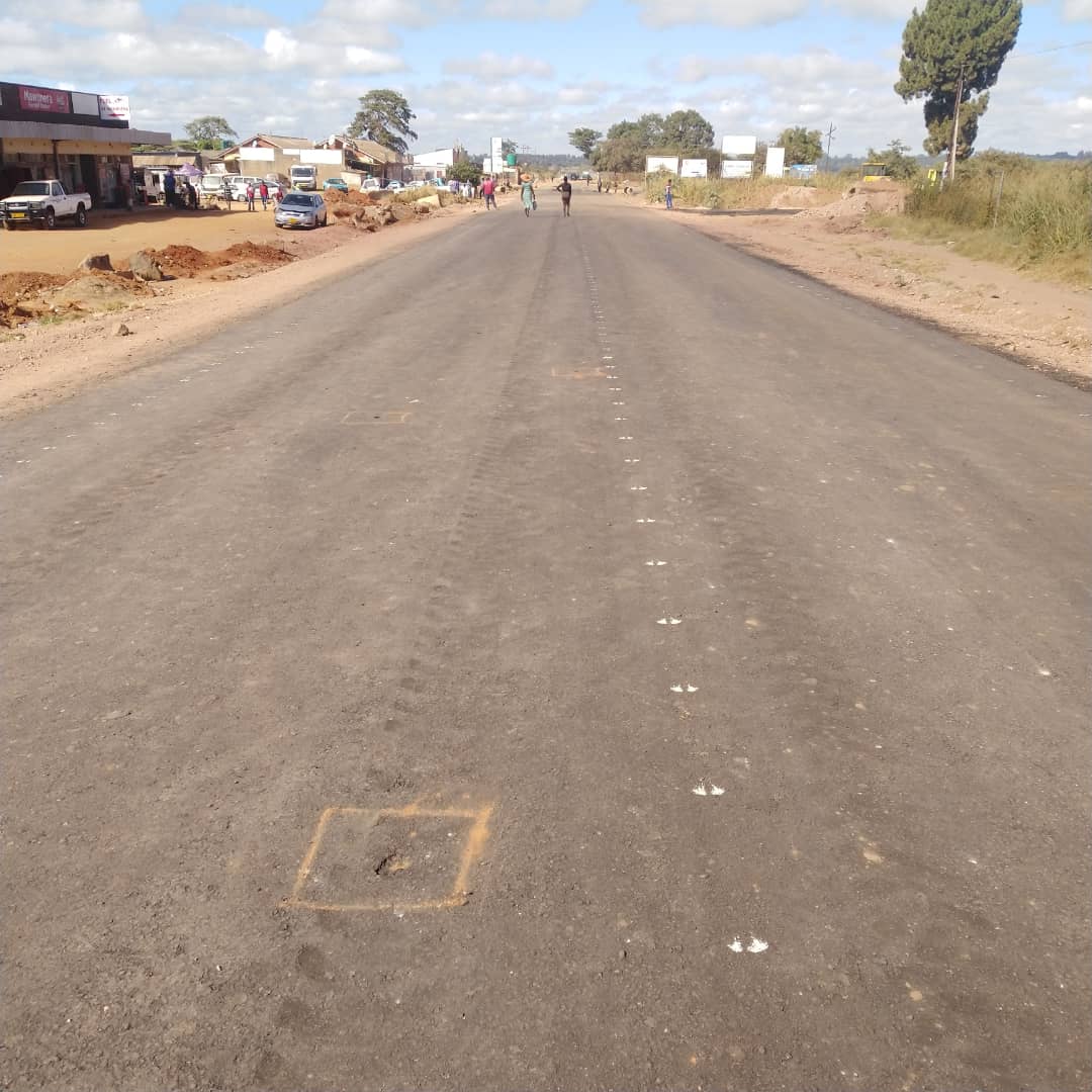 Domboshava community development trust (@domboshavat) on Twitter photo The Domboshava  road under construction  is showing potholes before  carriageway markings  complete. No car has traveled on it.  We demand value for taxpayers money on gvt projects. <a href="/MhonaFelix/">Felix Tapiwa Mhona</a>  minister  Sir The Domboshava  road under construction  is showing potholes before  carriageway markings  complete. No car has traveled on it.  We demand value for taxpayers money on gvt projects. <a href="/MhonaFelix/">Felix Tapiwa Mhona</a>  minister  Sir