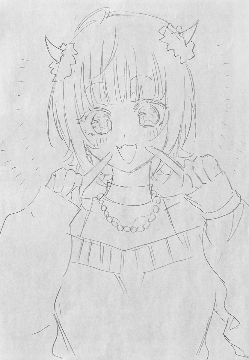 バイト先の学童の子どもたちに描いてあげた 