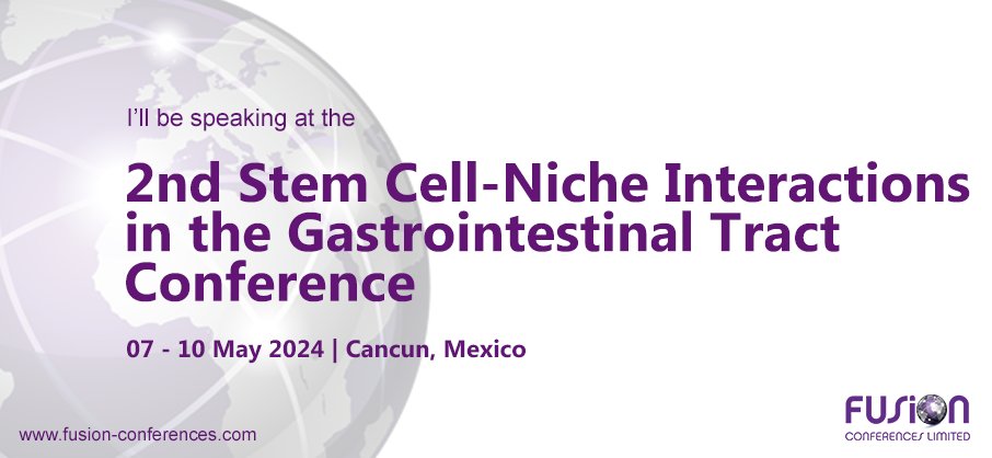 @koo_lab we're looking forward to your presentation at #Stemgastro24 in Mexico, May 2024🇲🇽 Please RT to let your followers know the final registration deadline is tomorrow‼️ Programme: bit.ly/3YyCJbg #gastrointestinal #stemcell #stemgastro24