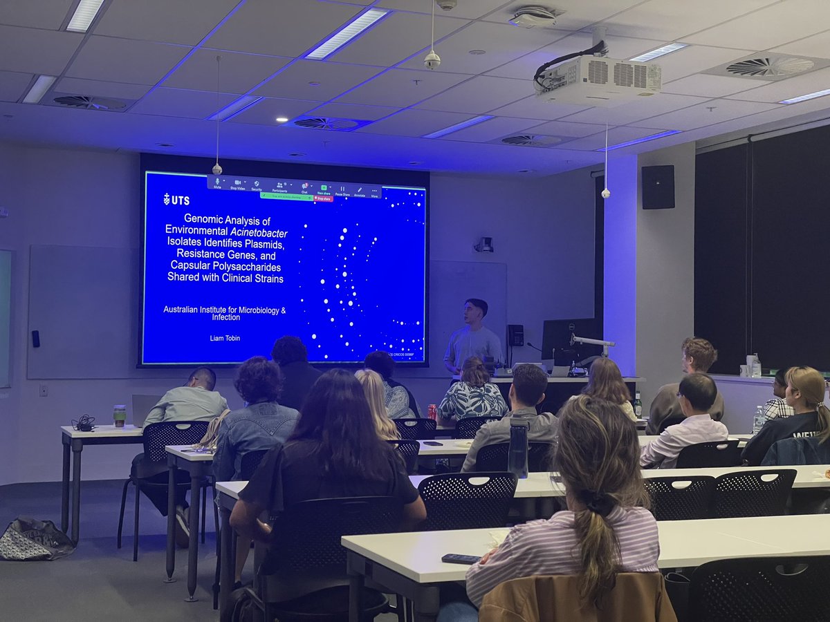 Fantastic talk from @LiamTobin99 tonight at the @ASM_NSWACT Student Travel Award night …And congratulations for winning the travel award for this year’s annual conference! @AUSSOCMIC