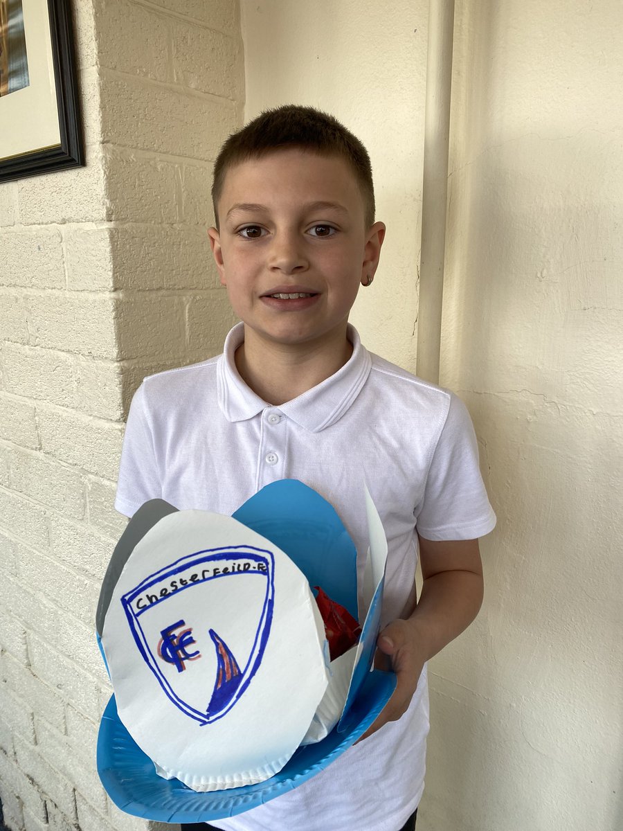 Y5Spire's tweet photo. @spireitestrust @ChesterfieldFC we have an Easter bonnet dedicated to you guys! https://t.co/k5hl9p7Int