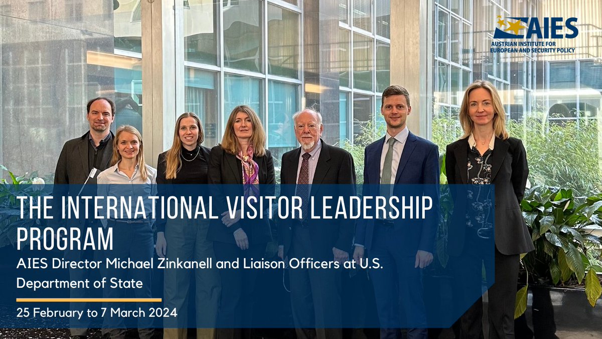 #AIES Director @MZinkanell recently joined the International Visitor #Leadership Program (IVLP) in the USA. The program focused on Strategies for Effectively Combatting #Disinformation. Thanks to @usembvienna, @AT_MarshallPlan, the @MeridianIntl 🙏 🔗: t.ly/khe2i
