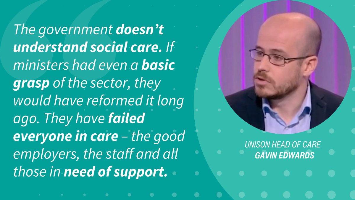 unisontheunion's tweet image. “The government doesn’t understand social care. If ministers had even a basic grasp of the sector, they would have reformed it long ago. But instead, the inept approach to the awarding of care visas has given dodgy employers total freedom to exploit overseas staff at whim."…