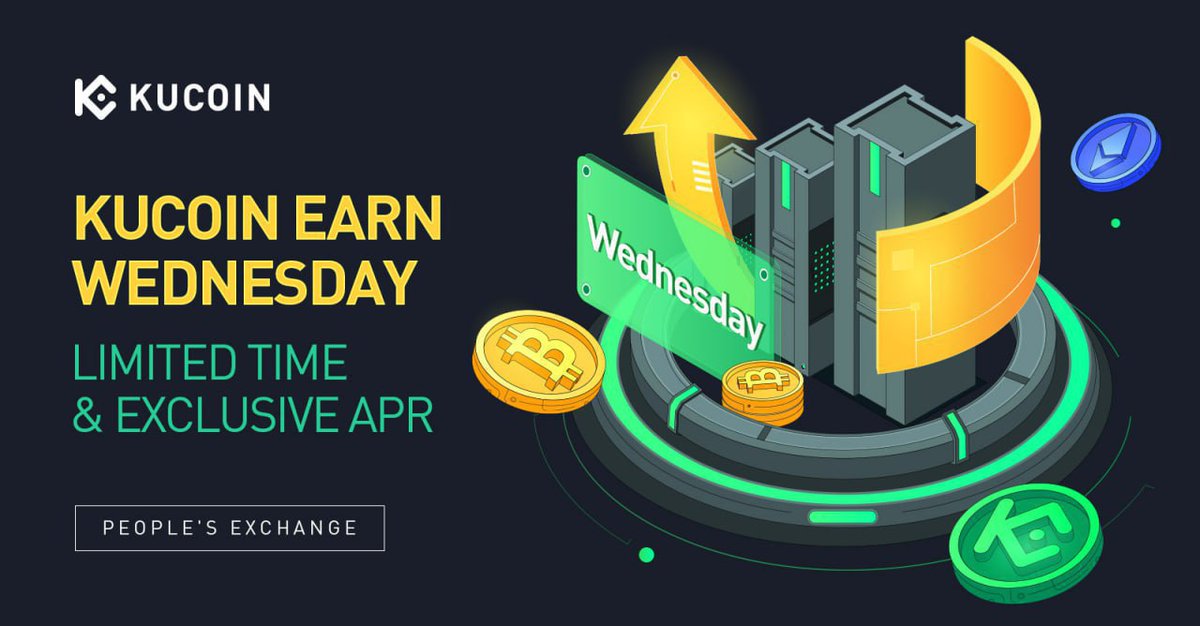 💰Earn Wednesday Week 40: $ETH, $FTM, $SOL & More ⏰Promotion starts at 09:00 on March 27, 2024 (UTC) Details: kucoin.com/announcement/e…