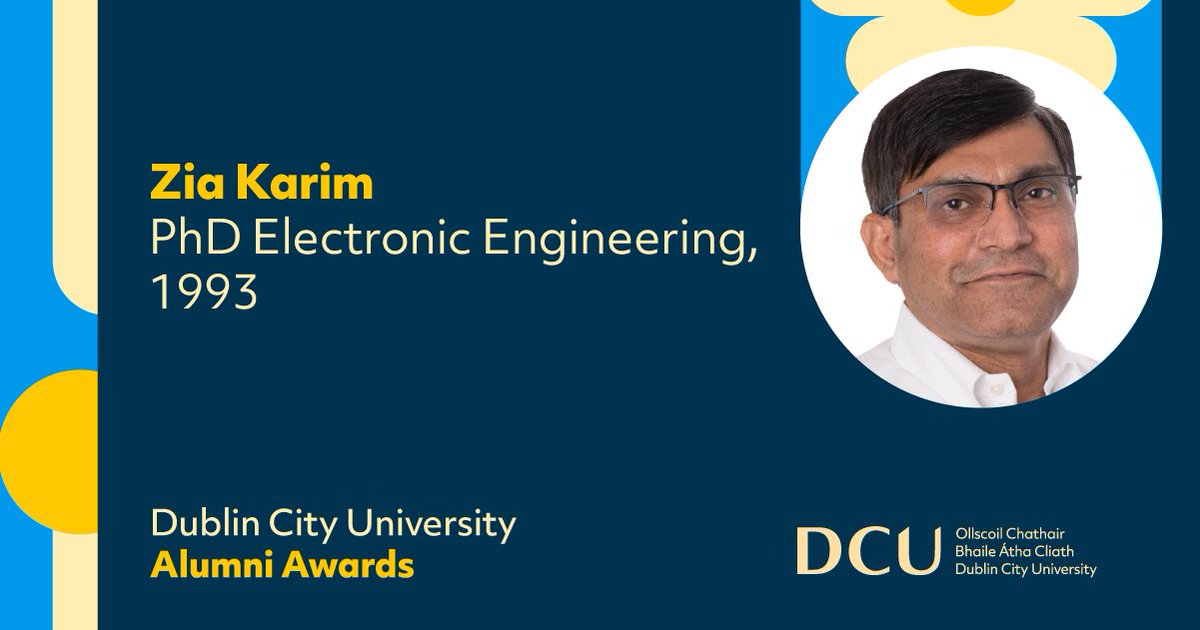 #DCUAlumniAwards Profile: Zia Karim is Chief Technology Officer (CTO) at Yield Engineering Systems (YES) in Fremont, California. YES designs and manufactures process equipment for the semiconductor, power semiconductor, and life sciences industries.