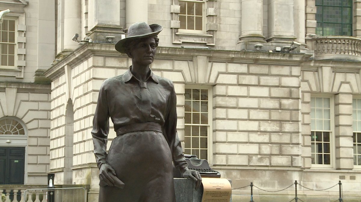 Online Now - The Round-Up Mary Ann McCracken was an advocate for women and the poor, also of the anti-slavery cause. Winifred Carney was a suffragist, socialist and republican. New statues commemorate them on the grounds of Belfast City Hall 📺 vimeo.com/927640261 #IWD2024