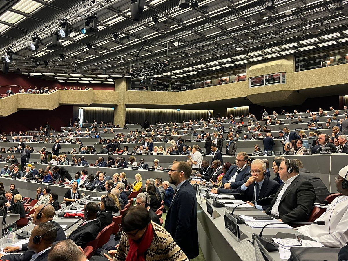 Very informative and interesting discussions with colleagues from all around the globe at #IPU148 in Geneva. Happy to forge new ties with colleagues from 🇩🇿🇬🇾🇰🇿🇨🇻🇬🇧 and plan for enhancement of bilateral relations.
