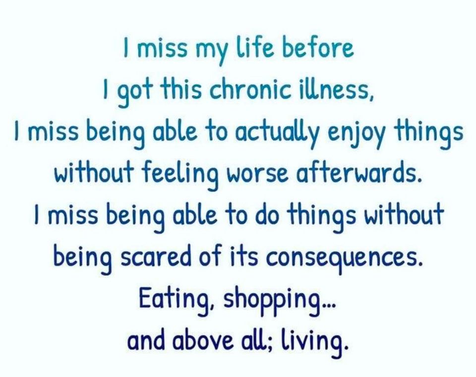 The fact that we know we are going to pay later for any activity we decide to do is a really sad state of affairs, most people have no idea what that's like. We're constantly asking ourselves 'is it worth doing it'? #lupus #lupustrust #lupusawareness #chronicillness