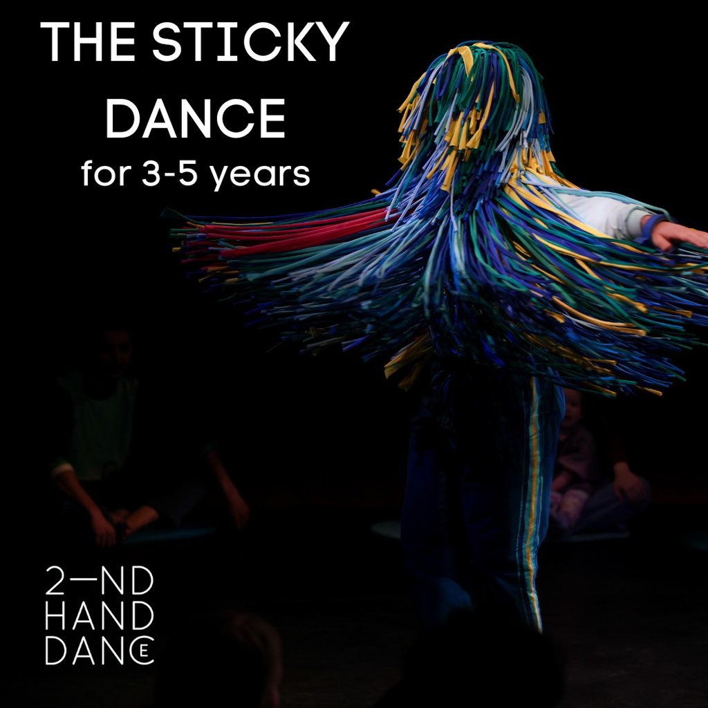 1 week to go @theplacelondon Tape, stick and groove, explore freely and turn the rules upside down in this tactile, interactive performance. Tickets&Info: via link in bio! Image: Zoe Manders #earlyyearsdance #sendance #performanceforyoungaudiences