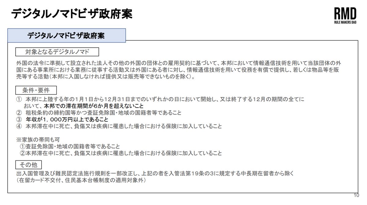全国二地域居住等促進協議会（事務局：国土交通省）の正会員（自治体）・協力会員向け勉強会のロングステイ財団常岡様、山梨大学田中敦教授、日本デジタルノマド協会代表理事MOE様とのパネルディスカッションで、RULEMAKERS