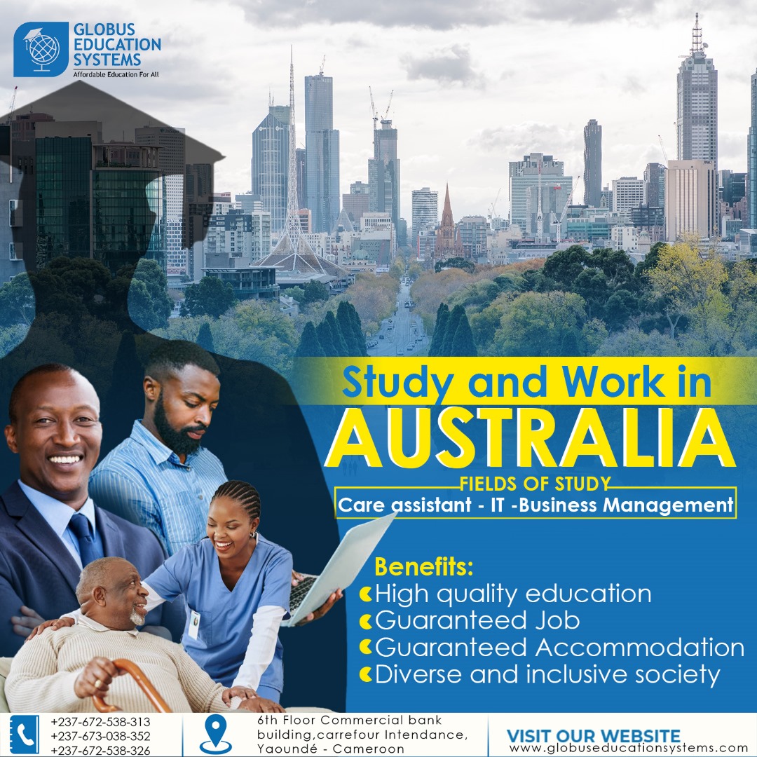 Immerse yourself in the Australian culture and make a positive impact in your field of study today.
Become a Care Assistant, a Tech Savvy or a Business Guru.

#StudyAbroad  #studyinaustralia2024  #workabroad✈ #workinaustralia #Australia #globuseducation  #GlobalEducation