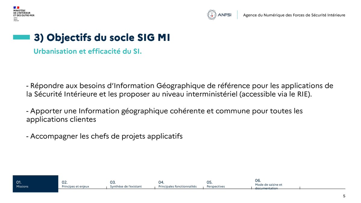 Geo_SDIS's tweet photo. Le #SIG de l' #ANFSI : périmètre de ses missions, plus de 80 applications clientes et 400 couches diffusées en flux, nombreuses fonctionnalités proposées pour les applications #WebSIG et disponibles pour les forces de sécurité intérieure @Interieur_Gouv #GéoSDIS2024 https://t.co/AcmCUzkIw6