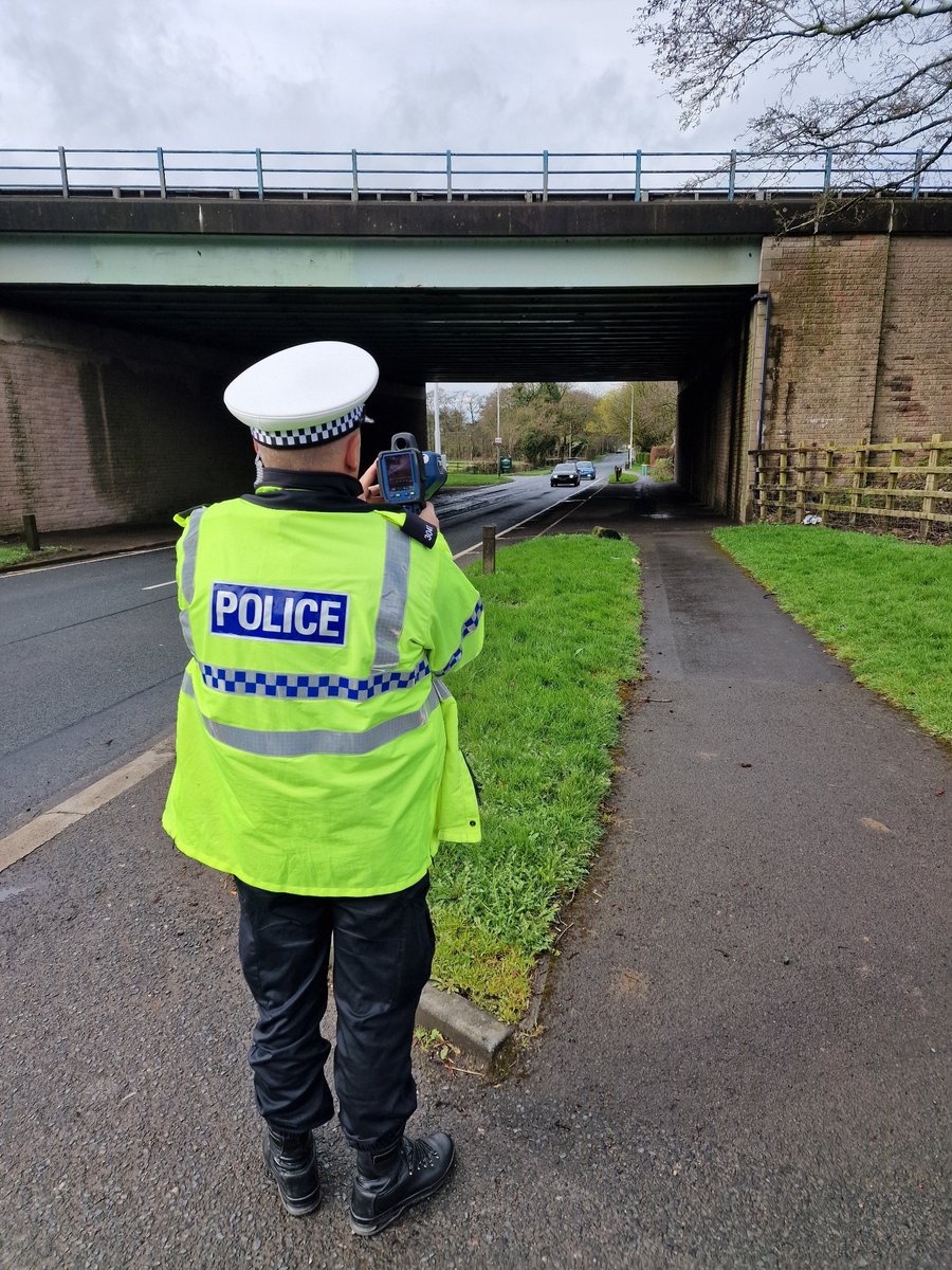 Speed enforcement on Whittingham Lane Broughton this morning Several vehicles given words of advice regarding speed (not hit enforcement threshold) Generally all vehicle's adhered to the 30 speed limit Positive community feedback from residents #T3RPU #SpecOps #Fatal5 #ASB