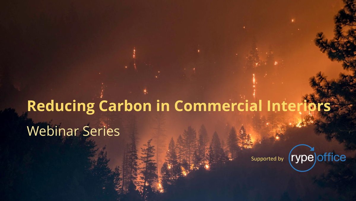 Reminder: Today at 11:30am. Free webinar on The 3 things you need to do differently for a Net Zero Carbon fit-out.

Learn from over 350 projects.

Register for free at shorturl.at/diqS6
#netzero #officedesign #climatechange #climateaction