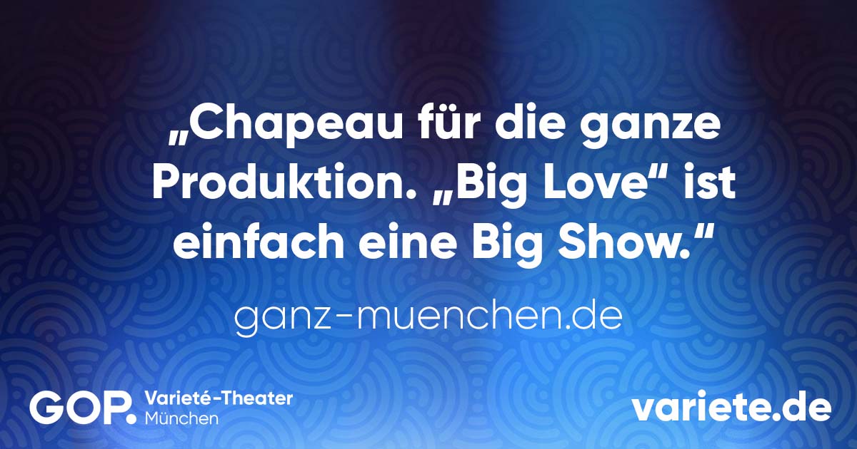 GOP Varieté München tweet media