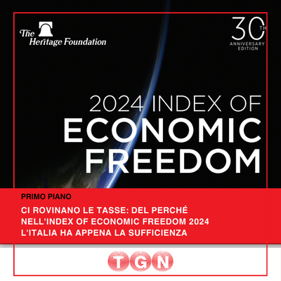 Index of Economic Freedom 2024: Singapore è Paese con maggior libertà economica al mondo, considerato uno dei soli 4 Paesi completamente liberi dal punto di vista economico. Italia appena sufficiente. Articolo di @maustefanini su #TheGlobalNews: t.ly/Nuf1F @terzigio