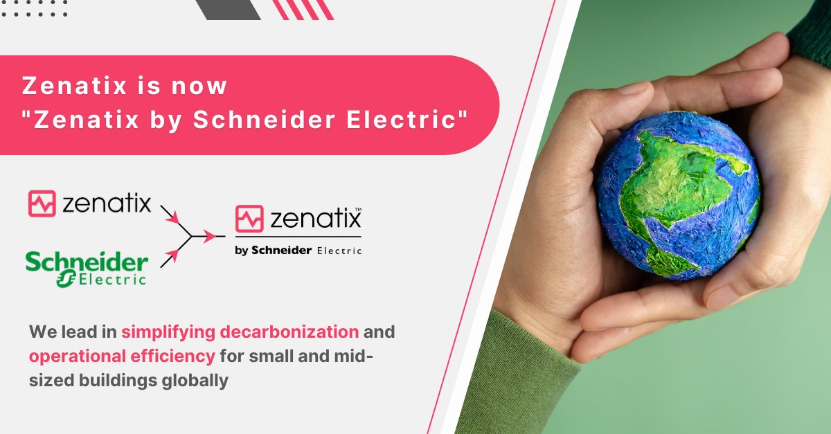 Thrilled to announce that Zenatix' business has been acquired by Schneider Electric and together "We lead in simplifying decarbonization and operational efficiency for commercial buildings globally".

zenatix.com

#iot #sustainability #energymanagement