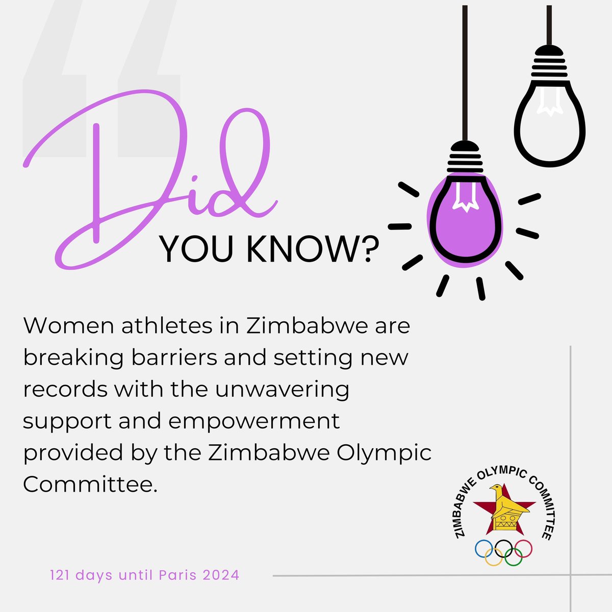 Empowered by ZOC, Zimbabwean women athletes are rewriting history and breaking barriers! 🏅✨ #WomensMonth #WomenInSports #Empowerment