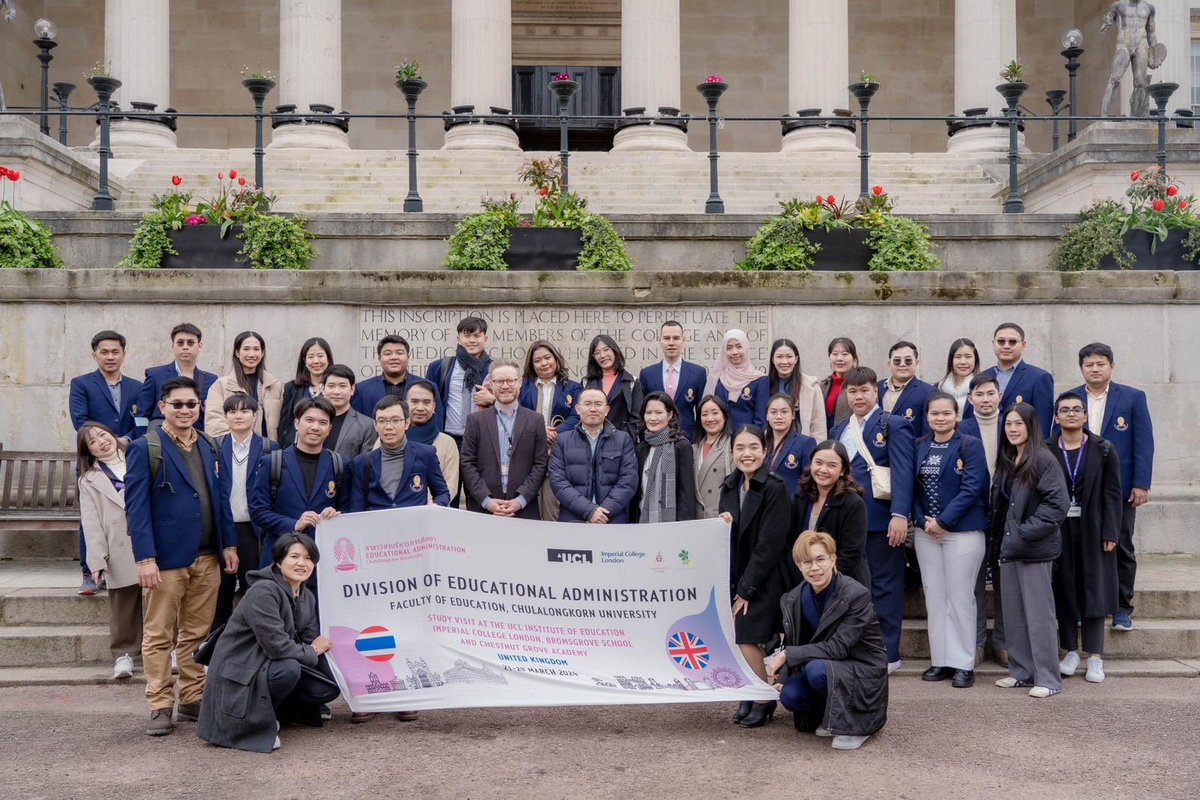 Greg Ross (@gjc_ross) on Twitter photo Thank you to students and faculty from <a href="/ChulalongkornU/">Chulalongkorn U.</a>’s Division of Educational Administration for a wonderful two days together <a href="/CEL_IOE/">UCL Centre for Educational Leadership</a> <a href="/IOE_London/">IOE, UCL's Faculty of Education & Society</a> A brilliant opportunity for exchange and learning about school leadership in Thailand and England. Thank you to students and faculty from <a href="/ChulalongkornU/">Chulalongkorn U.</a>’s Division of Educational Administration for a wonderful two days together <a href="/CEL_IOE/">UCL Centre for Educational Leadership</a> <a href="/IOE_London/">IOE, UCL's Faculty of Education & Society</a> A brilliant opportunity for exchange and learning about school leadership in Thailand and England.