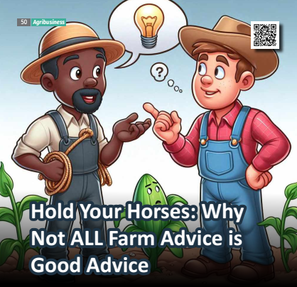 AgribusinessZim's tweet photo. Hold Your Horses: Not ALL Farm Advice is Good Advice Beware of the flood of farming tips! What works for one may not work for another. Your farm is unique—so tailor advice to fit YOUR needs. #FarmSmart #UniqueFarming
read more https://t.co/odMpZMawTQ https://t.co/96YCHhoa7l