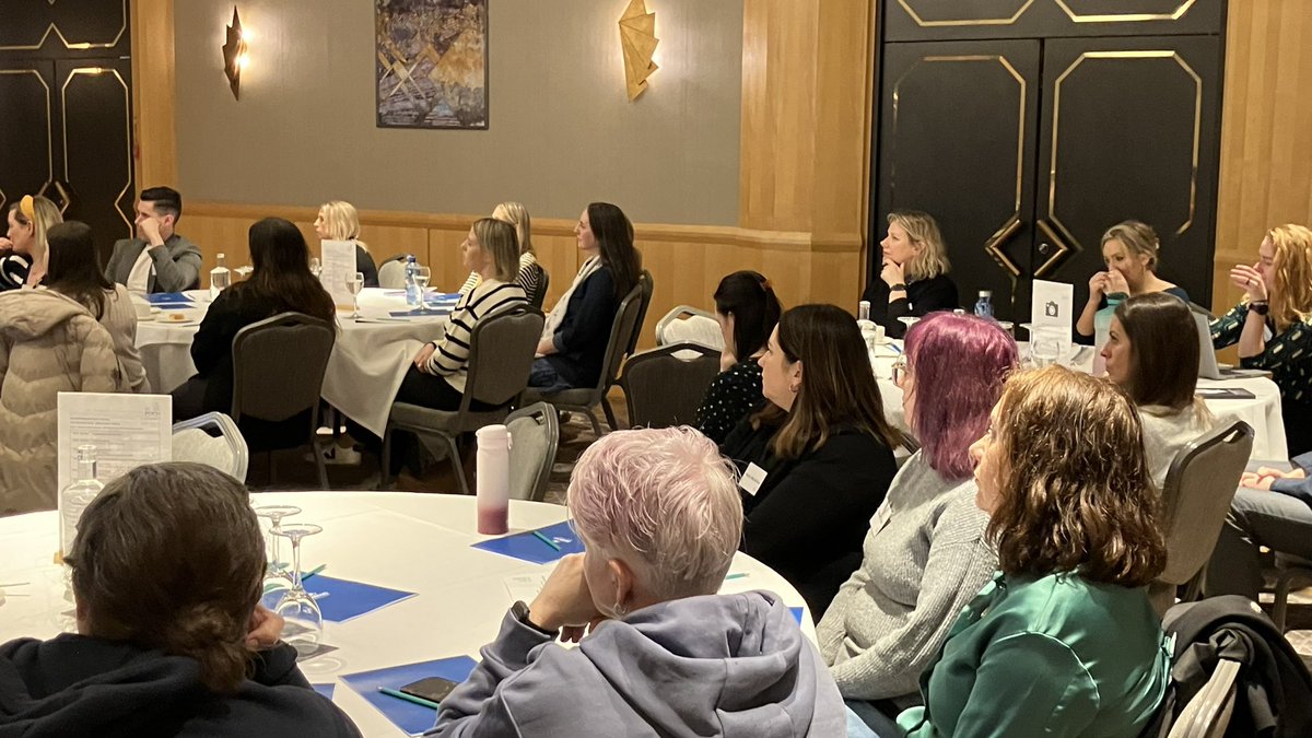 A full room ready for our excellent @rvpsychni perinatal training. No better start than a welcome from Minister Swann @RobinSwann_MLA <a href="/drjulespsych/">Julie Anderson</a> ‘there is more to do, and work is being done to take forward the Mother &amp; baby unit’
