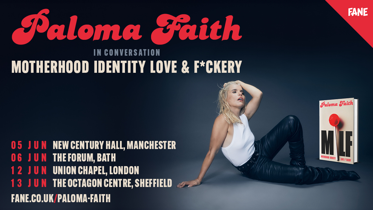 🍭 NEW DATES | What does it mean to be a woman & a mother in the modern age? We've added shows with @Palomafaith in Manchester, Bath & Sheffield! Don't miss these exclusive book launch events filled with Paloma's characteristic humour & authenticity. 🎟️ fane.co.uk/paloma-faith