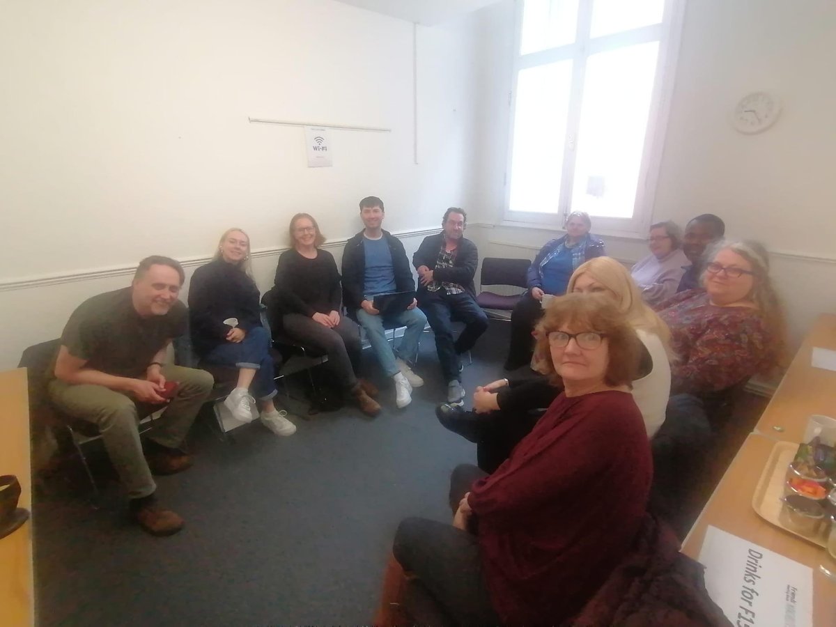 In @FriendsMtgHouse with @raparuk @ThriveTeesside @ATD4thWorld @AtSTCiC @PTCScotland Looking forward to a great day of planning, campaigning & activism.