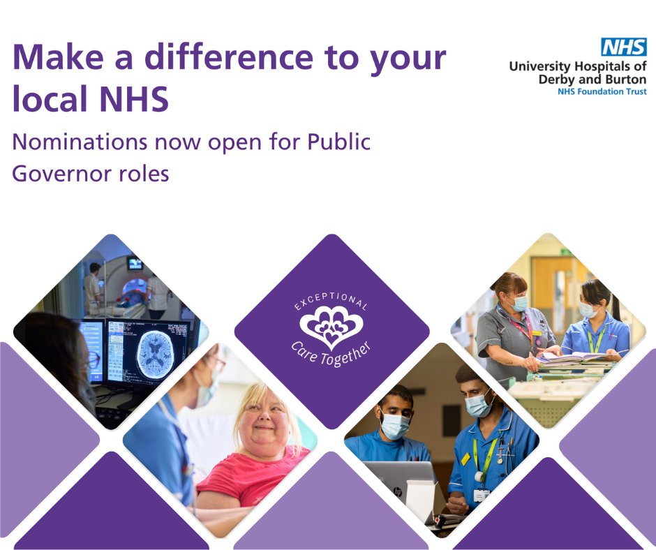 (1/2) Could you be one of our next Public Governors?

Our Public Governors have the chance to help shape our strategic direction, visit areas of the Trust, hear from our senior leadership team, &amp; hold our Non-Executive Directors to account for the performance of our Board. 📈