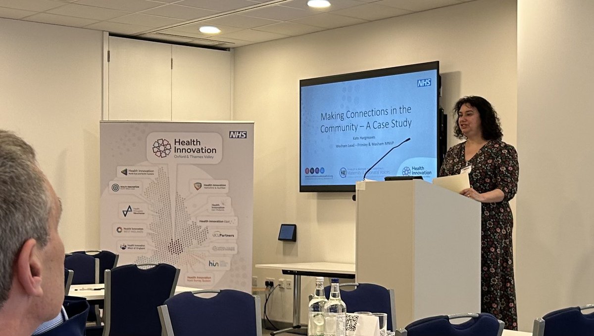 We're listening now to Kate Hargreaves of the @FrimleyHealth Maternity and Neonatal Voices Partnership discussing how we can better hear under-represented service users. #MatNeoSharedLearning
