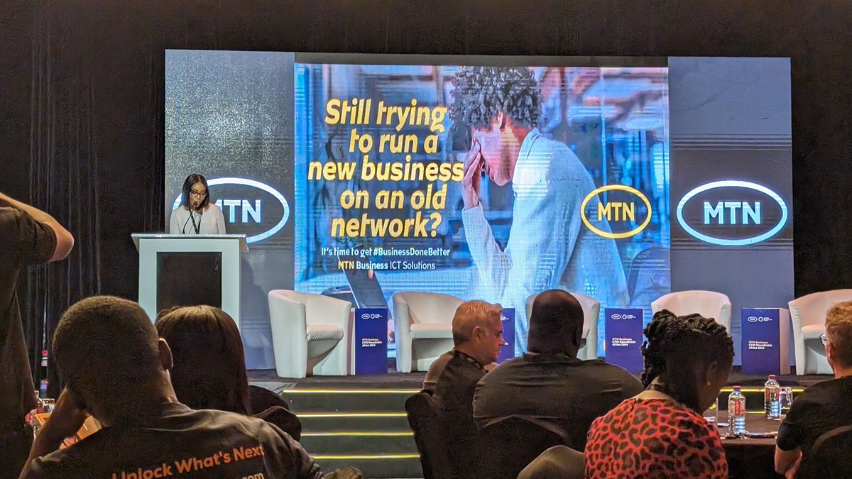 Keynote: Angela Mensah-Poku, Chief Enterprise Business Officer. #MTNCTIOROUNDTABLE