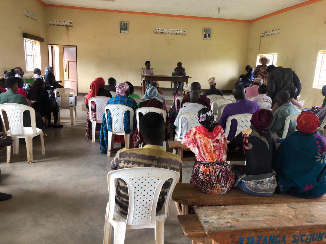 #UETCLProjects: UETCL projects staff carrying out Project Consultative Committee meetings with community leaders and Project Affected Persons along the Masaka-Mbarara transmission line. This line will improve reliability and stability of power supply to Western Uganda