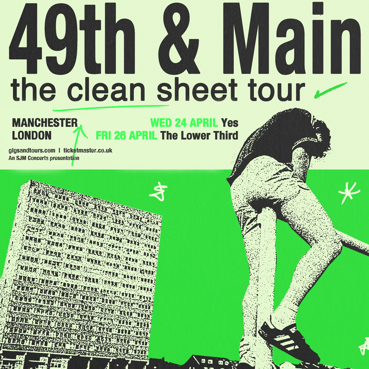 Rising duo @49thandMain are coming to @yes_mcr and London The Lower Third in April! Don't miss out 🙌 Snap up tickets 🎟️ gigst.rs/49thandmain