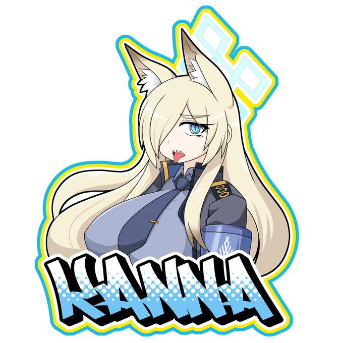 カンナをシールっぽく!作ってみるのアリかのう?
#ブルアカ #ブルーアーカイブ 