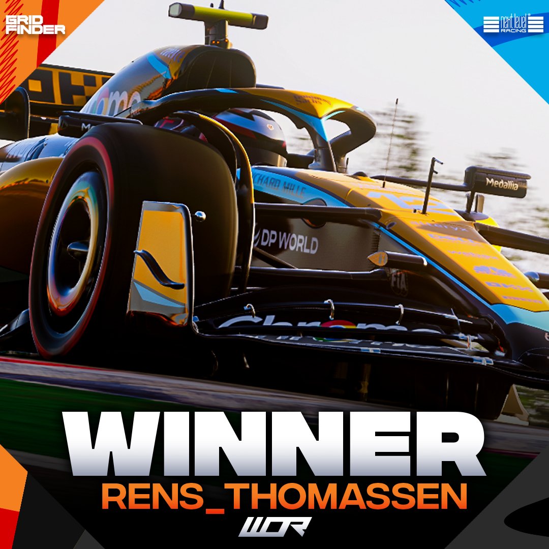 World Online Racing (@worleague) on Twitter photo AN IMPORTANT VICTORY 🙌
@Rens_Thomassen secured <a href="/F7R_ESPORTS/">F7R ESPORTS</a>' second victory of Season 4 to get their title defence back on track and close the gap at the front to 55 points 😎
#WORLDS4 AN IMPORTANT VICTORY 🙌
@Rens_Thomassen secured <a href="/F7R_ESPORTS/">F7R ESPORTS</a>' second victory of Season 4 to get their title defence back on track and close the gap at the front to 55 points 😎
#WORLDS4