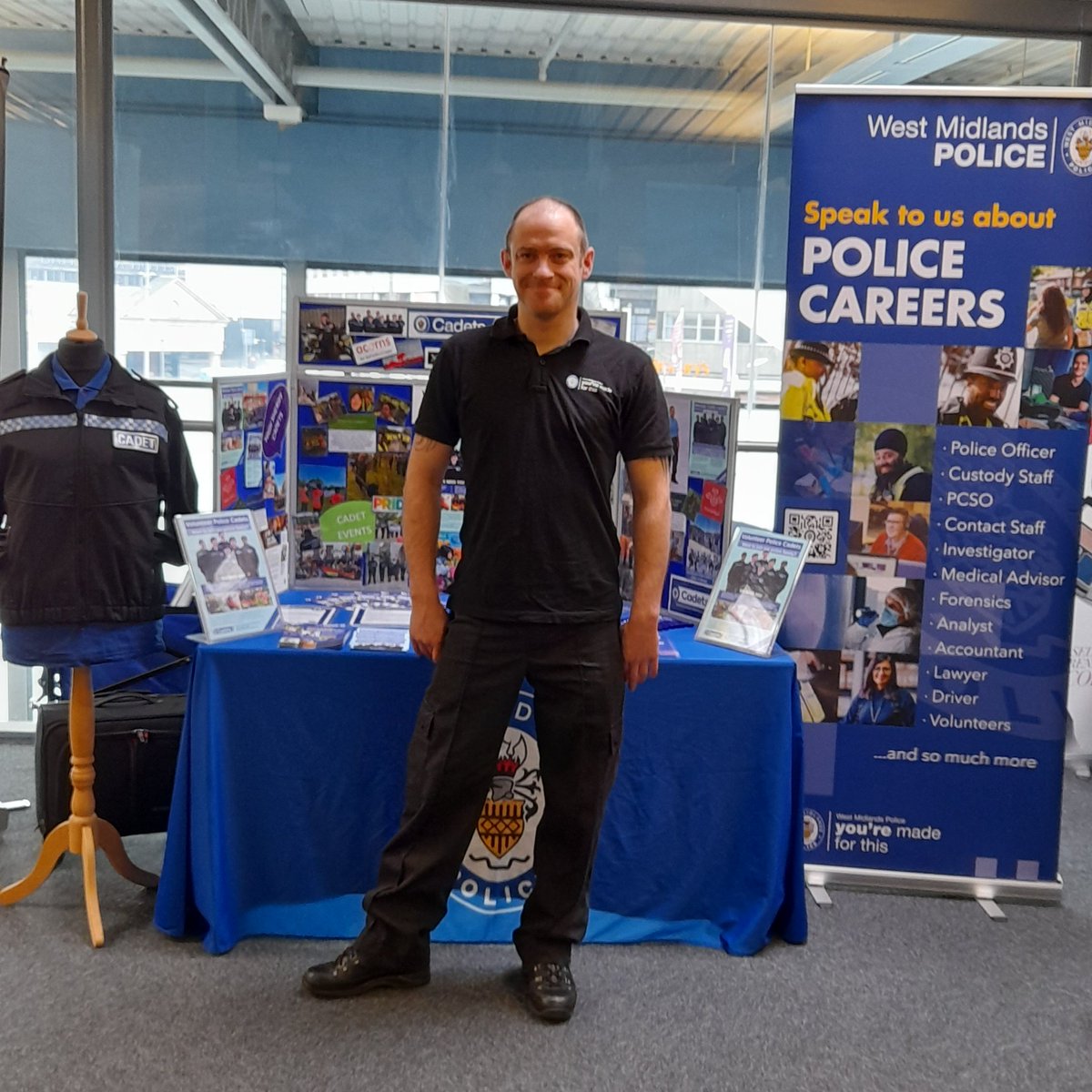 Cadets WMP (@cadetswmp) on Twitter photo Here with Chris from <a href="/JobsWMP/">WMP Careers</a> <a href="/CovTM/">Coventry Transport Museum</a> to highlight amazing roles with <a href="/WMPolice/">West Midlands Police</a> and fantastic #volunteering options with <a href="/CadetsWMP/">Cadets WMP</a> <a href="/VolunteersWMP/">West Mids Police Volunteers</a> <a href="/SpecialsWMP/">West Midlands Police Specials</a> <a href="/CoventryPolice/">Coventry Police</a> <a href="/CoventryCityWMP/">Coventry City Centre Police</a> <a href="/PtCoventry/">Coventry Central PT</a> Here with Chris from <a href="/JobsWMP/">WMP Careers</a> <a href="/CovTM/">Coventry Transport Museum</a> to highlight amazing roles with <a href="/WMPolice/">West Midlands Police</a> and fantastic #volunteering options with <a href="/CadetsWMP/">Cadets WMP</a> <a href="/VolunteersWMP/">West Mids Police Volunteers</a> <a href="/SpecialsWMP/">West Midlands Police Specials</a> <a href="/CoventryPolice/">Coventry Police</a> <a href="/CoventryCityWMP/">Coventry City Centre Police</a> <a href="/PtCoventry/">Coventry Central PT</a>