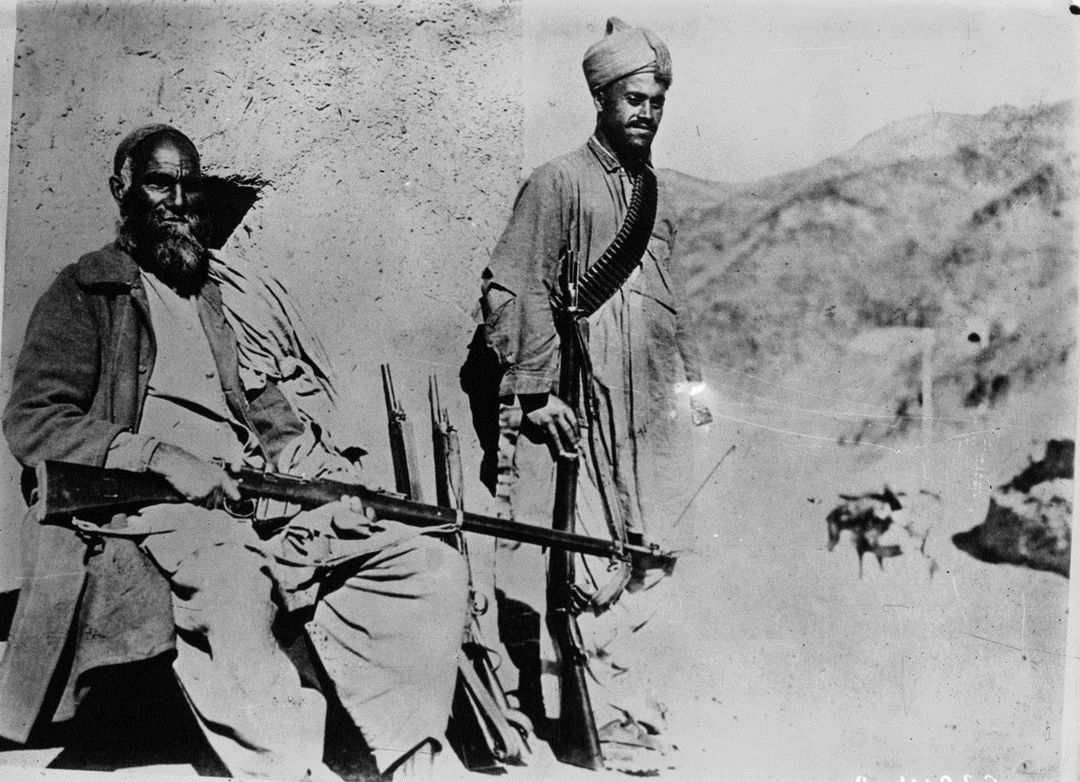 Pashtun tribesmen, Khyber Pass, 1929.