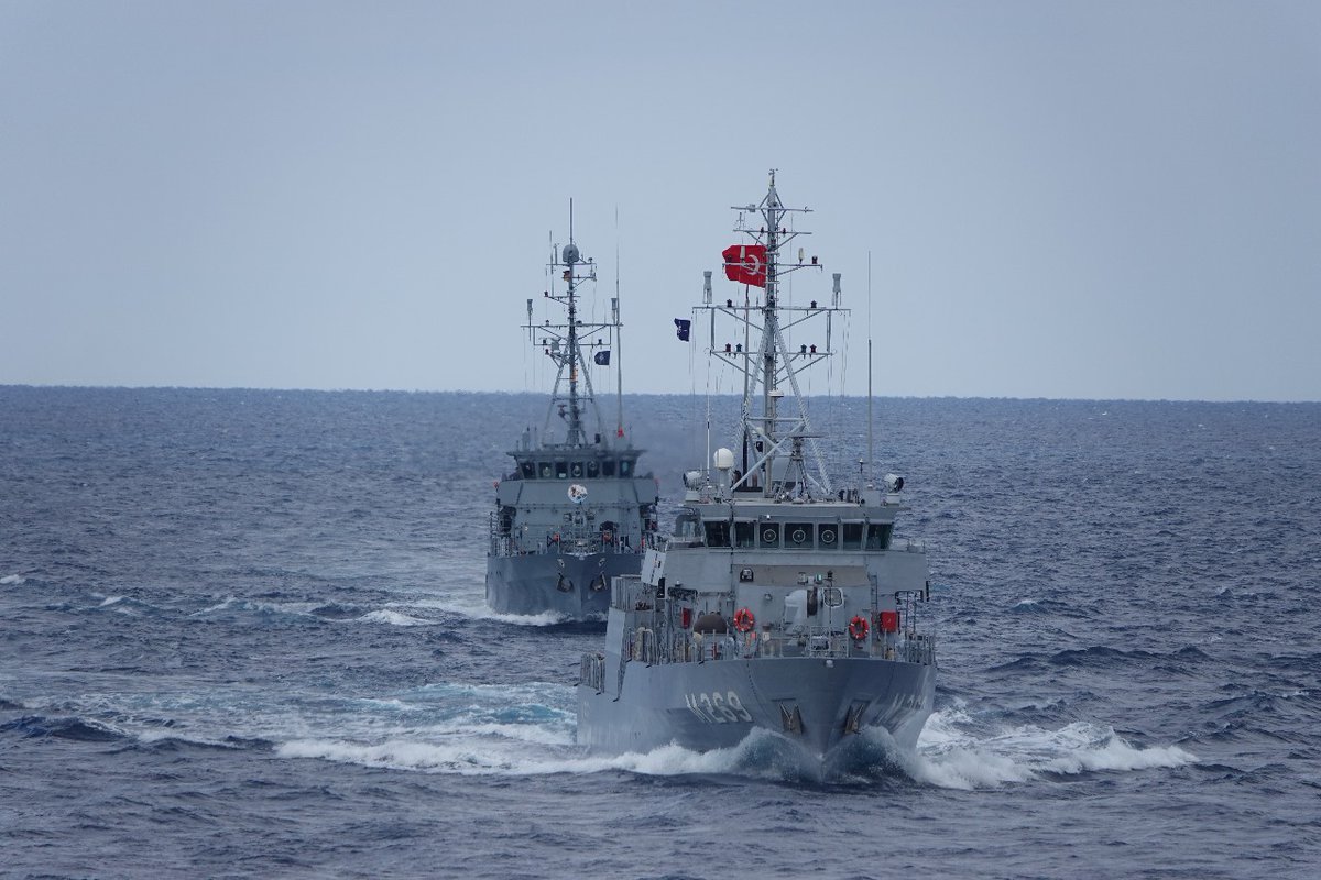 #SNMCMG2 🇬🇷 🇹🇷 🇪🇦 on her ⛵ way to Izmir, 'Carpe Diem' or seize the chance to exploit a mutual training opportunity in the Aegean Sea 🌊 to perform a Passing 🛣 Exercise with #SNMG2 TU.01 FLAGSHIP 🇩🇪 FGS GROEMITZ developing Interoperability and Synergy among other Standing Nato…