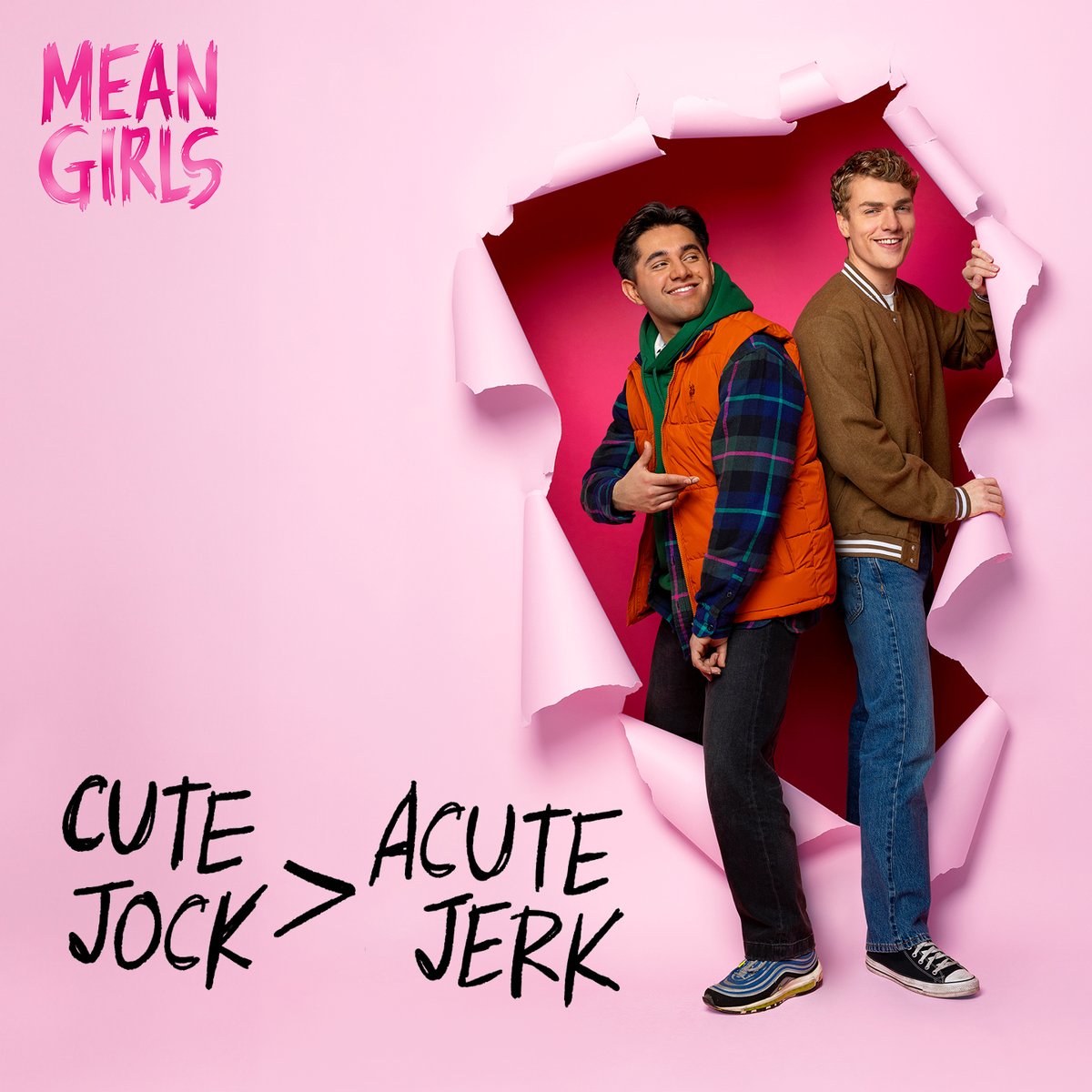 @DanielCBravo is Aaron, @luccac_p is Kevin G ...who wants to sit with them?! #MeanGirlsUK opens at the @SavoyTheatreLdn from June. Book now! 🎟️atgtix.co/3TDh4gb [3/3]