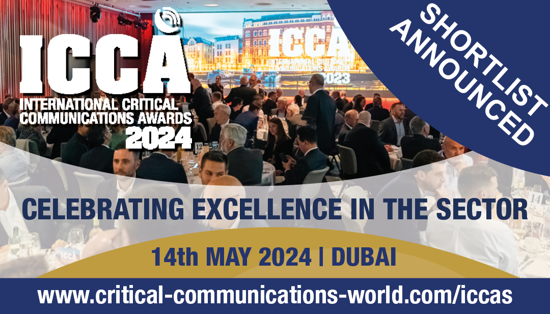 We are delighted to announce the shortlist for the International Critical Communications Awards 2024! 🏆critical-communications-world.com/icca-shortlist Taking place on Tuesday 14th May 2024 at the Intercontinental Festival City, Dubai, UAE.  #ICCAs #TCCA #ICCawards #CCW24 #CCW @TCCAcritcomms