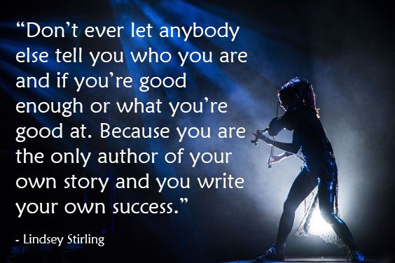 I Found Another Lindsey Stirling Quote @LindseyStirling #KSLL #StirlingitesForLife